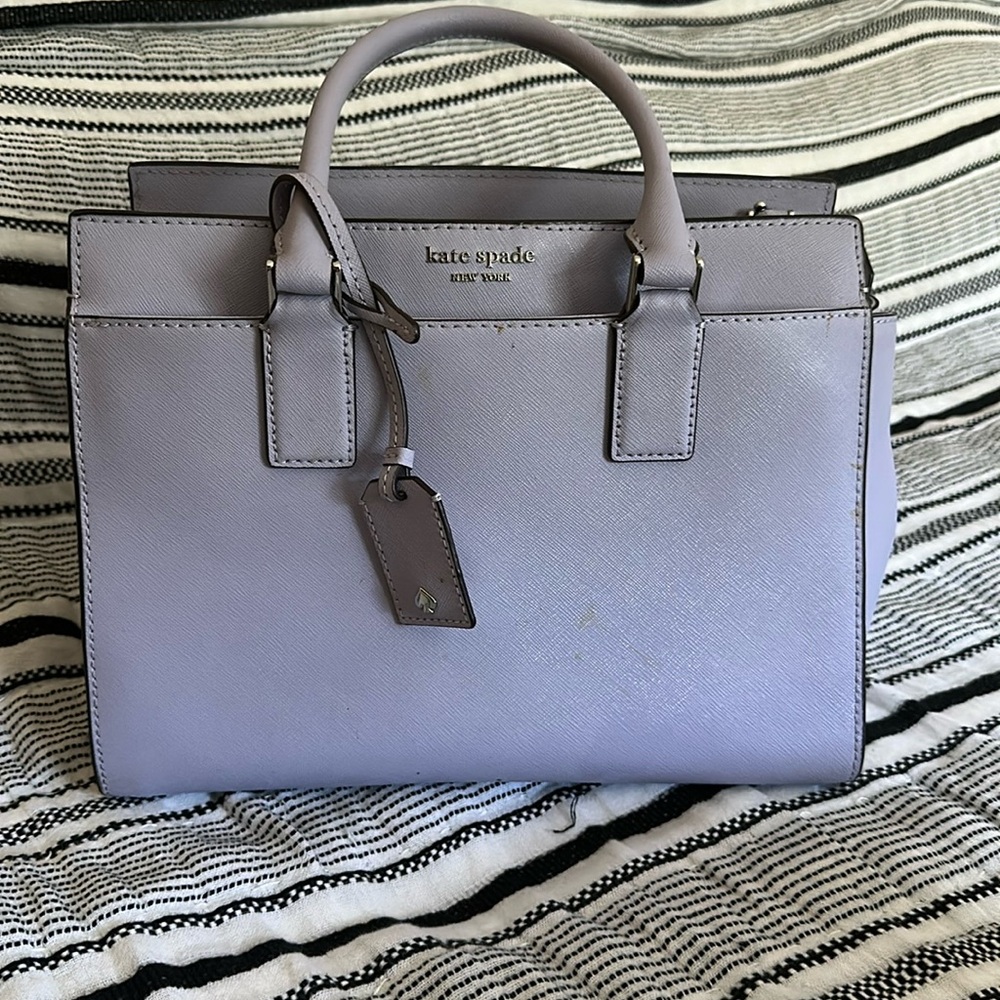 Kate Spade lavender crossbody/tote bag